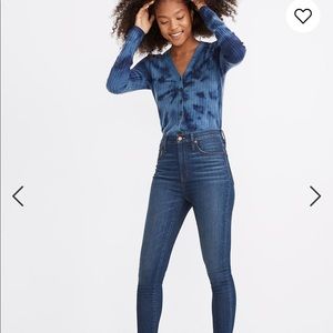 Madewell 11 inch high rise skinny Jean